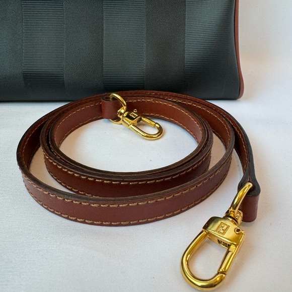 Fendi Convertible Pequin Top Handle/Sling Bag - Picture 10 of 16